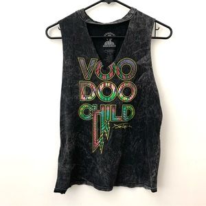 Jimi Hendrix Voodoo Child Sleeveless Vneck Tank Top SZ XS